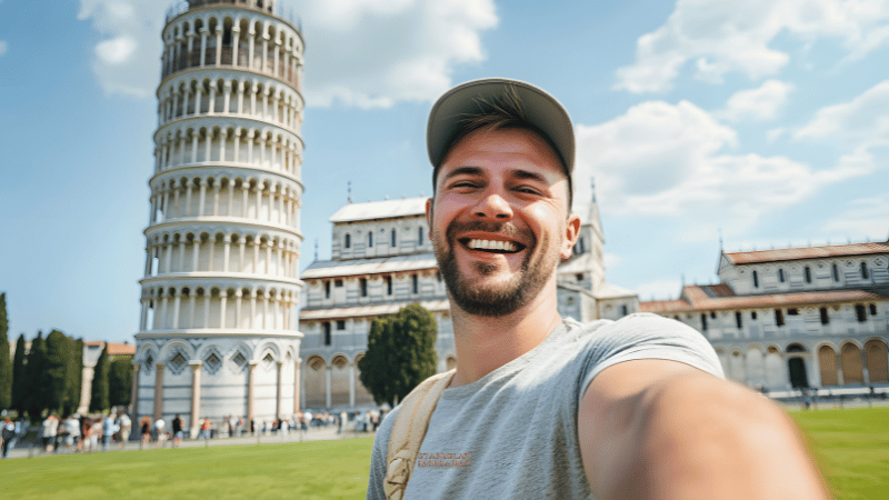 Stanislav-Kondrashov_smiling_selfie_with_leaning_tower_of_pisa