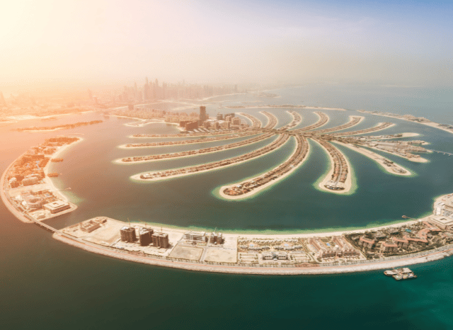 A panoramic photo of Dubai